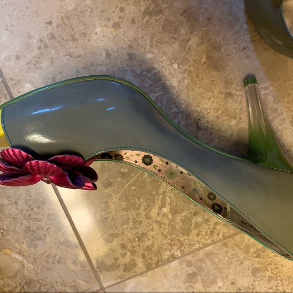 Multicolored 3 inch heels - Picture 6 of 8